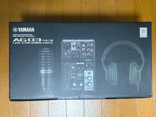 Yamaha Audio Interface Ag03Mk2 Lspk Live Streaming Pack