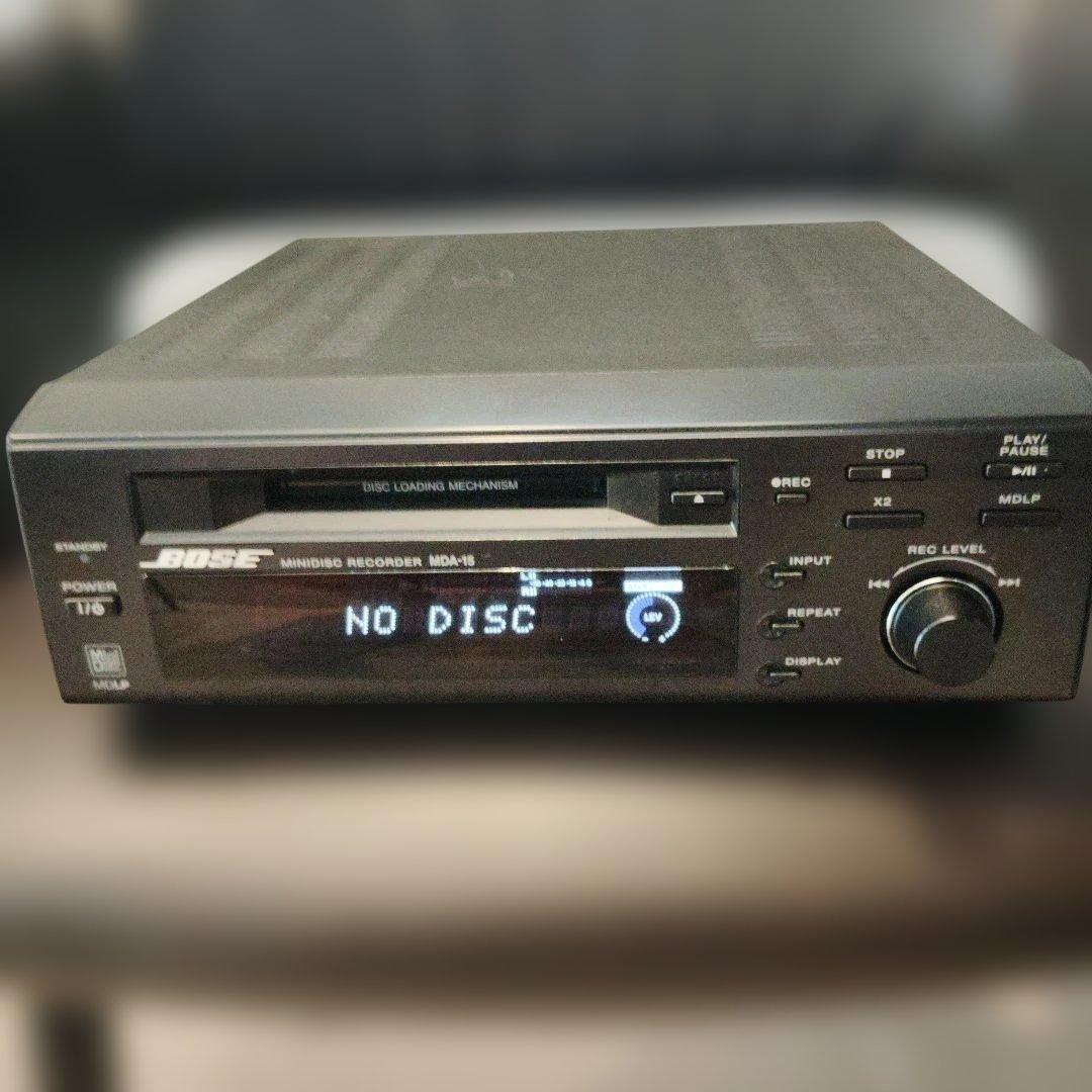 Bose Cd, Md Cassette Decks Minidisc Recorder Mda-15