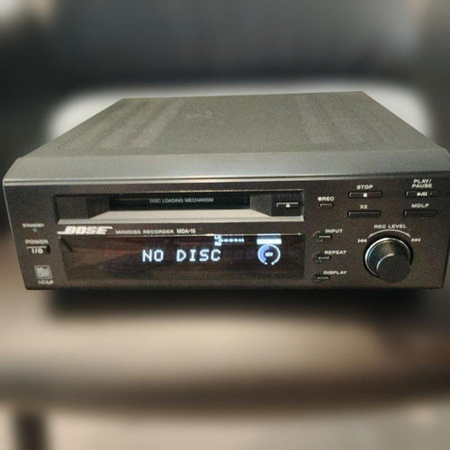 Bose Cd, Md Cassette Decks Minidisc Recorder Mda-15