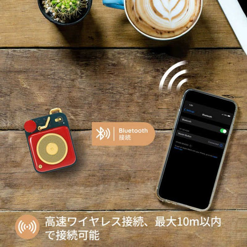 Muzen Others Button Cherry Red Bluetooth (Type-C) Mw-P1I2R