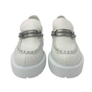 Miu Loafers Leather Shoes Miumiu