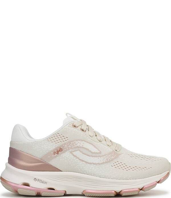 Sneakers Ryka Womens Devotion Stride Lx Mesh Walking Whitecap Beige