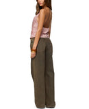 Long Sleeve Edikted Printed Halter Chain Cowl Neck Topink