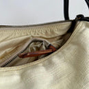Miu Handbags Canvas Leather Pocket Hand Bag