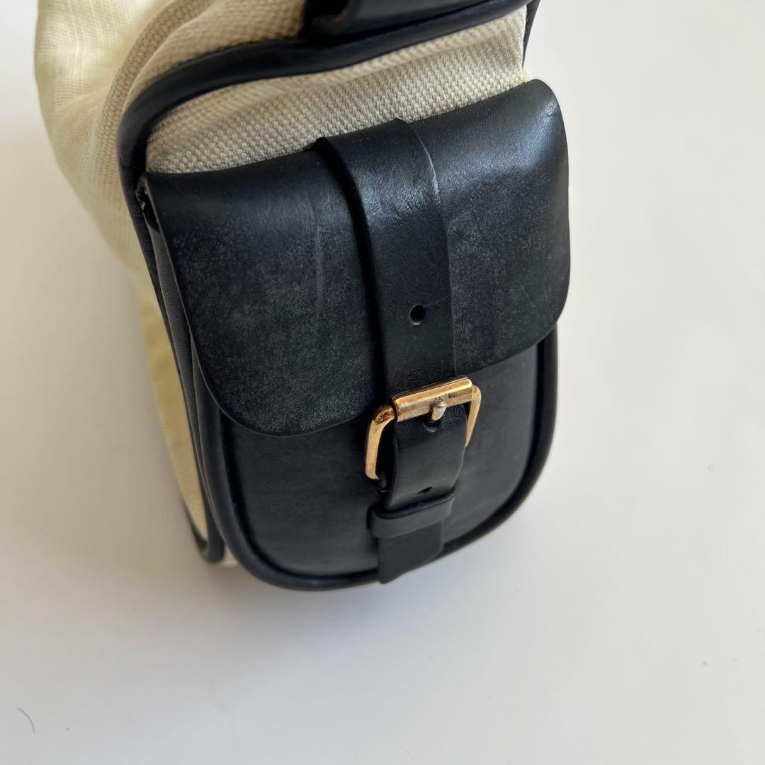 Miu Handbags Canvas Leather Pocket Hand Bag