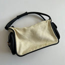 Miu Handbags Canvas Leather Pocket Hand Bag
