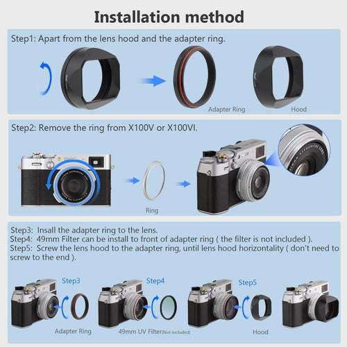 Lens Hood Haoge Lh-X54B