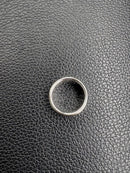 Hermes Rings Eclipse Ruban Silver Ring 925 49