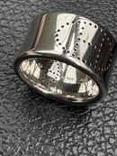 Hermes Rings Eclipse Ruban Silver Ring 925 49