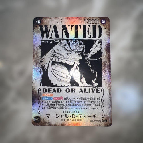 One -Piece Card Game D Wanted