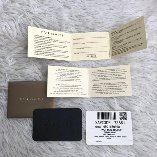 Bvlgari Bifold Wallets