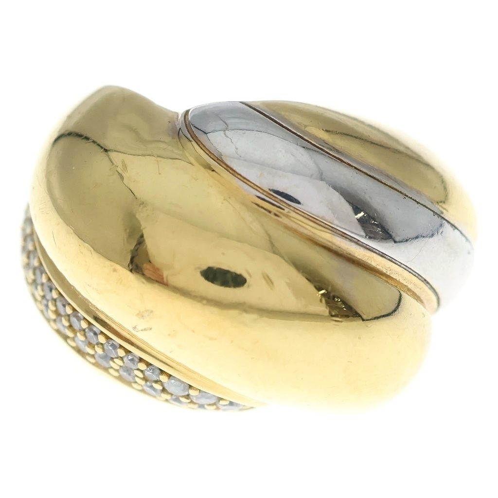 Saint Laurent Paris Ring Crystal Whirlwind
