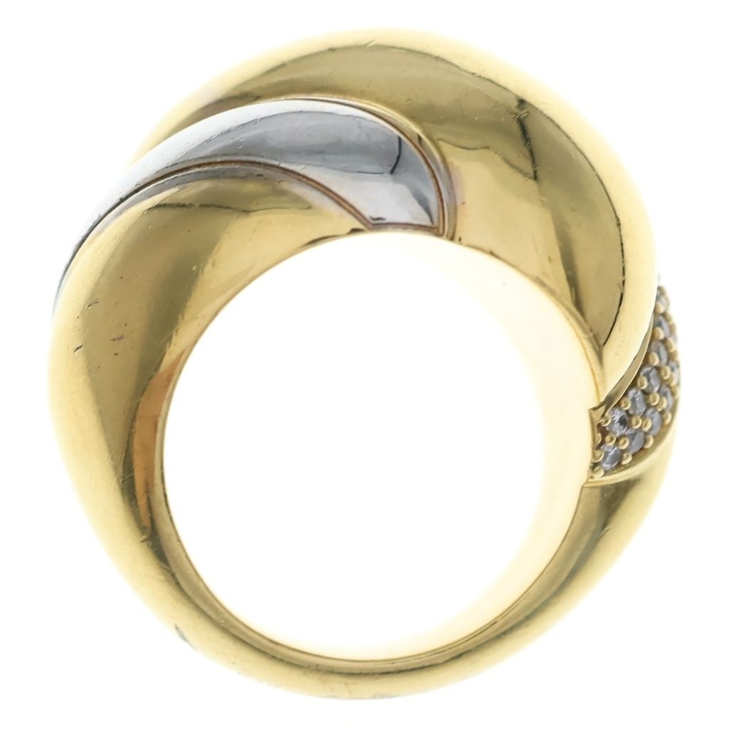 Saint Laurent Paris Ring Crystal Whirlwind