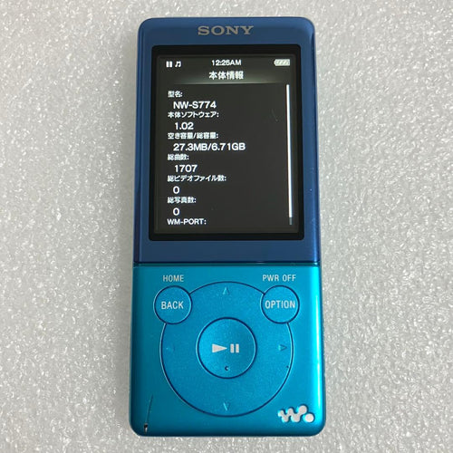 Sony Digital Audio Players Nw-S774 8Gb