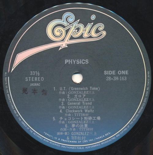 Japanese Music Physics Lp