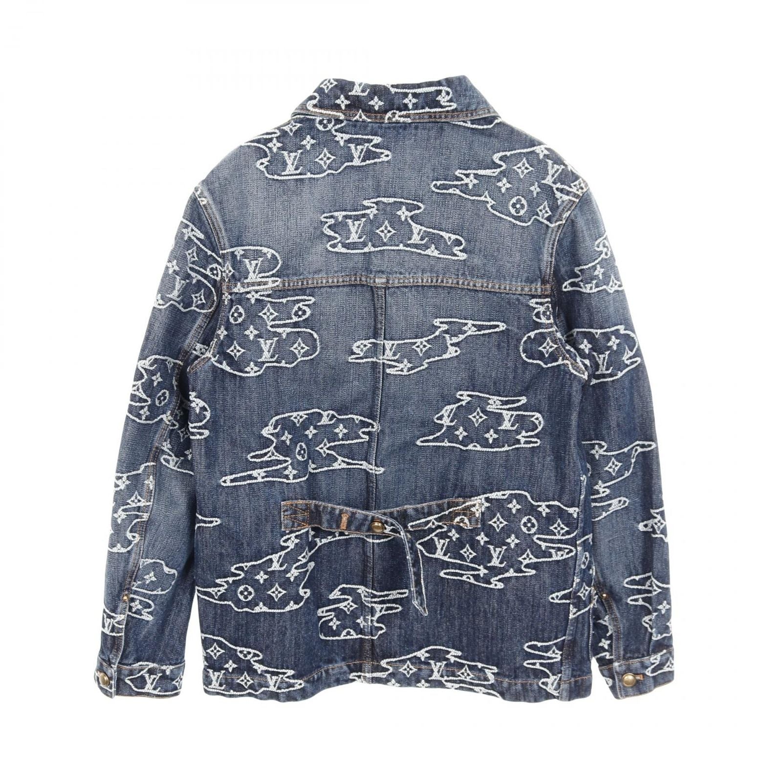 Louis Vuitton G Jean Denim Jacket Rm252M Ypz Hta83W Used A