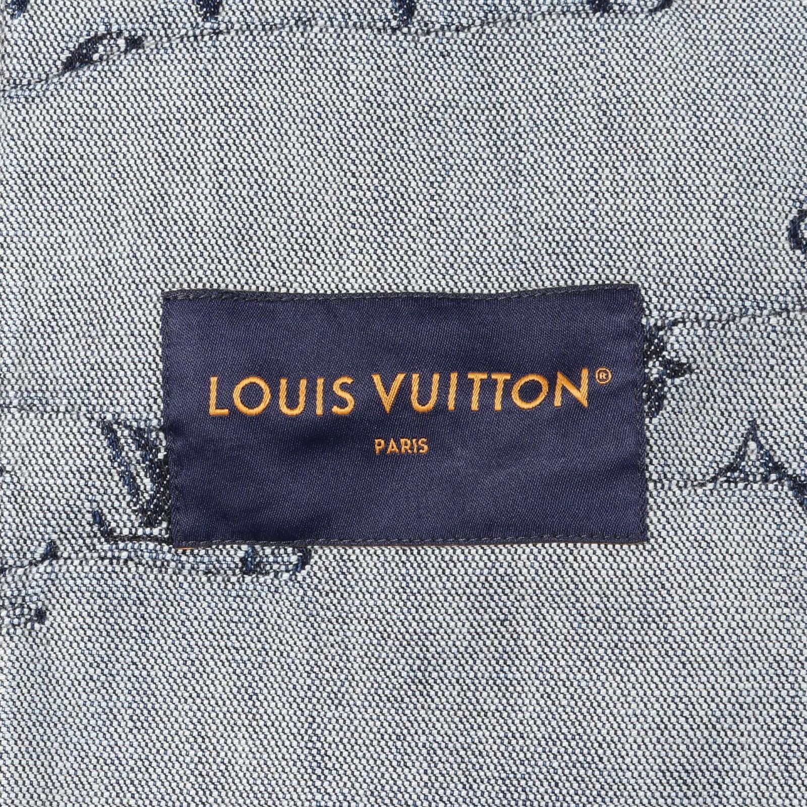 Louis Vuitton G Jean Denim Jacket Rm252M Ypz Hta83W Used A
