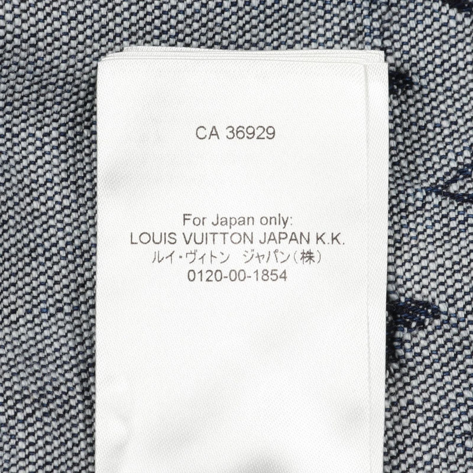 Louis Vuitton G Jean Denim Jacket Rm252M Ypz Hta83W Used A