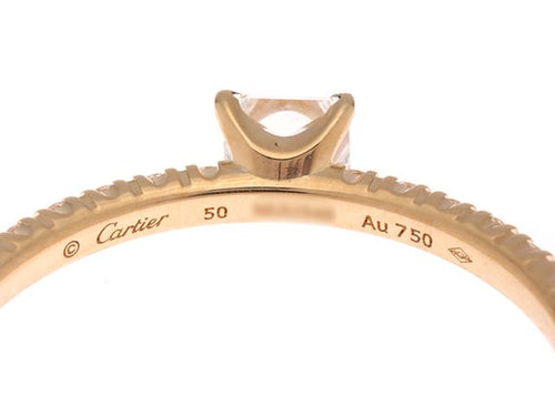 Cartier Ring R/Yg/D/1.4G/#50 B4232950 9.5 471