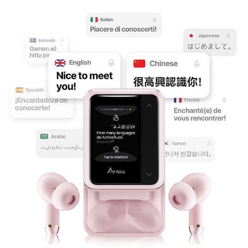 Others Ikko Ai Tws Activebuds /Bluetooth Ab02Sigb-Pnk