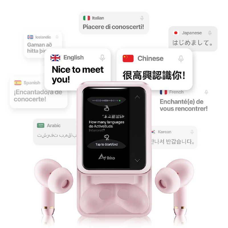 Others Ikko Ai Tws Activebuds /Bluetooth Ab02Sigb-Pnk