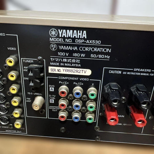 Music Yamaha Dsp-Ax530 Av