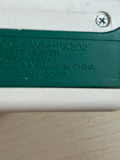 Cassette Player Sony Wm-Fx202