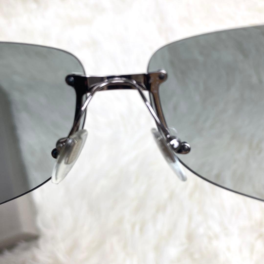 Bvlgari Sunglasses Rimless Sunglass Y2K 00S Archive