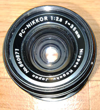 Prime Lenses Nikon Pc-Nikkor F/2.8