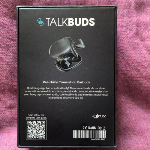 Wireless Earphones Qirux Talkbuds Ai