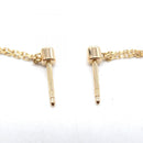 Cartier Earrings (For One Ear) 1Pd K18 K18Wg Used A