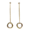 Cartier Earrings (For One Ear) 1Pd K18 K18Wg Used A