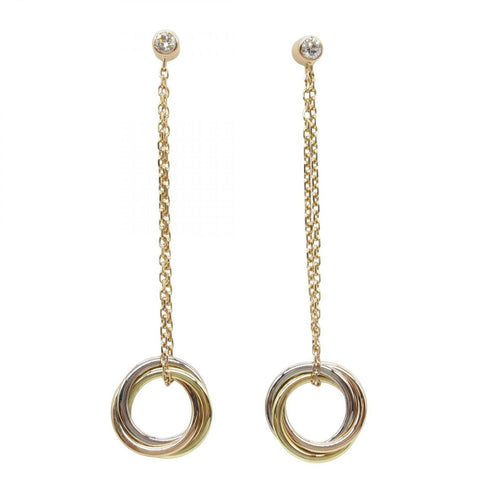 Cartier Earrings (For One Ear) 1Pd K18 K18Wg Used A