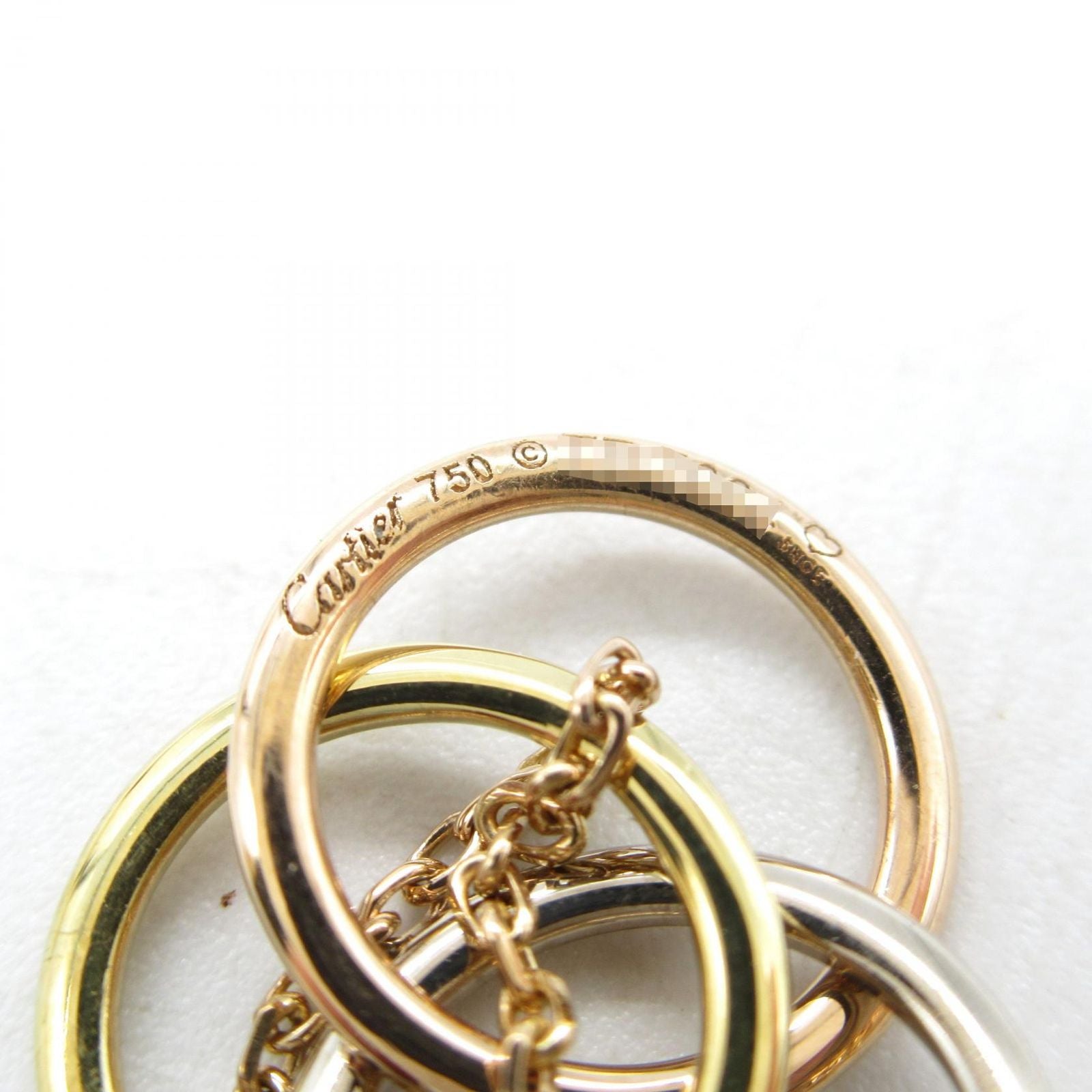 Cartier Earrings (For One Ear) 1Pd K18 K18Wg Used A