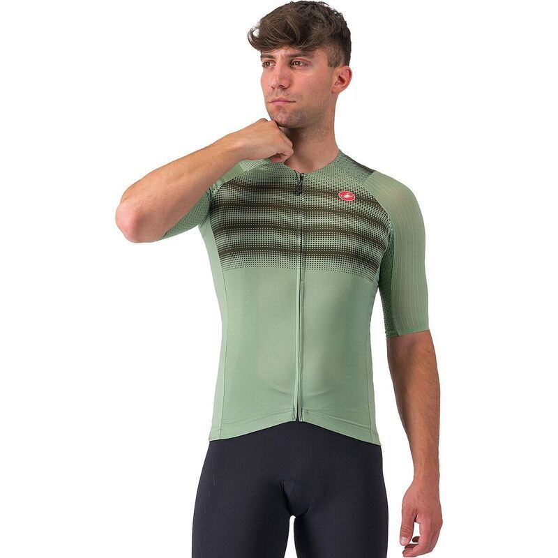 T -Shirt Castelli Aero Race 8 Edition Jersey Mens Green Pepperdeep