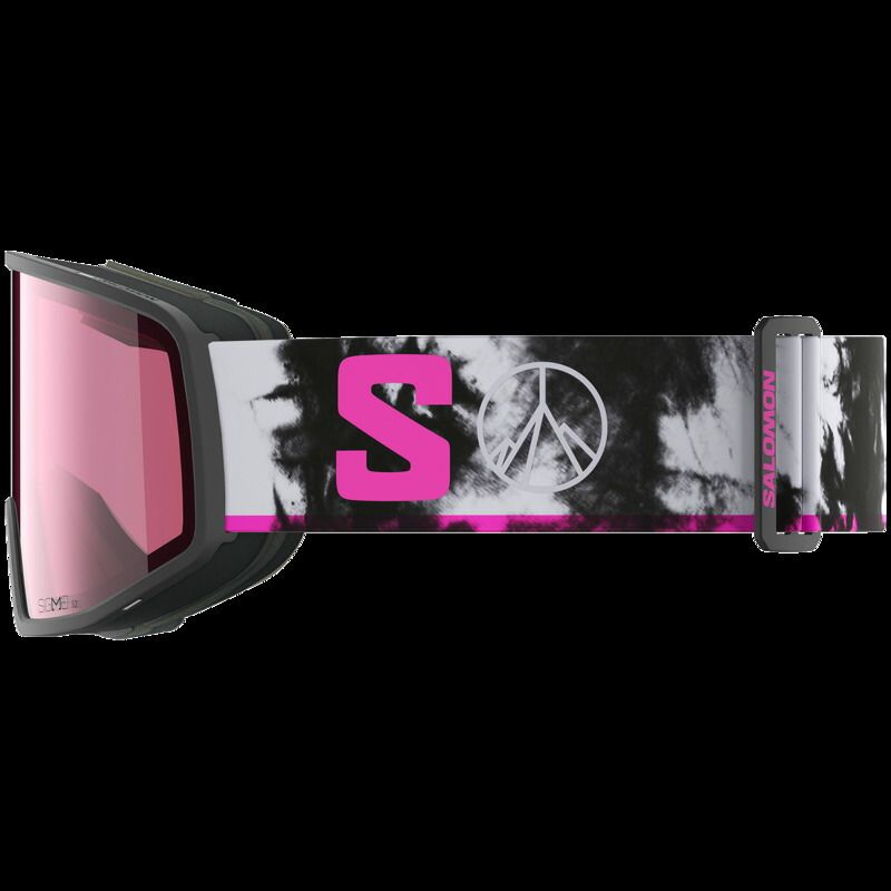 Sunglasses Salomon Sentry Pro Sigma Goggles Black Qst Xsigma Silver Pinksigma