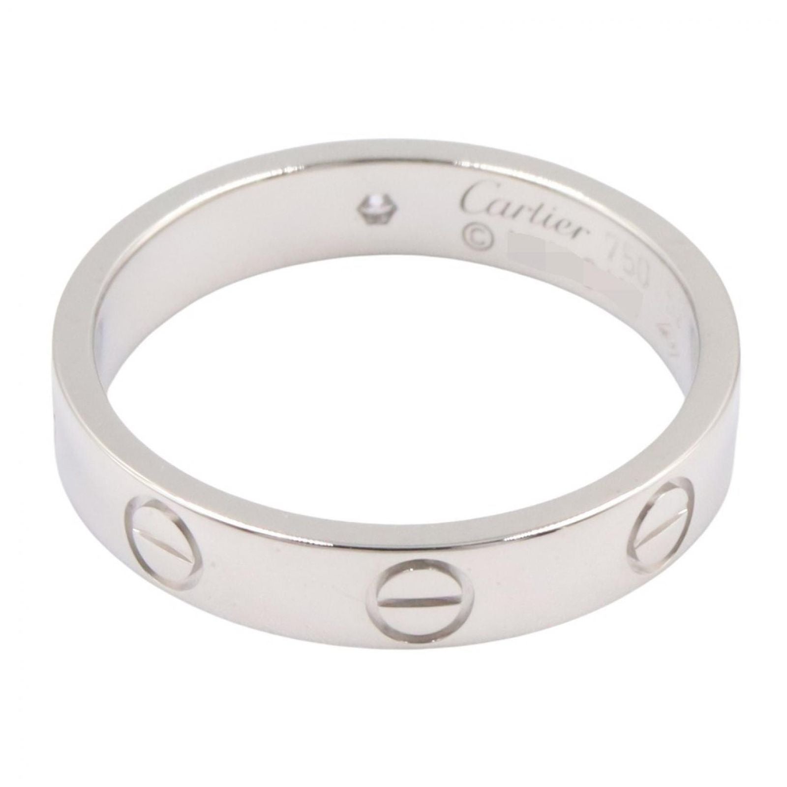 Cartier Ring 1Pd B4050500 K18Wg Used A
