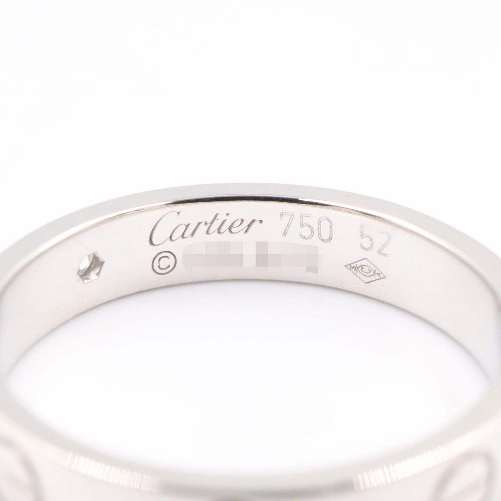 Cartier Ring 1Pd B4050500 K18Wg Used A