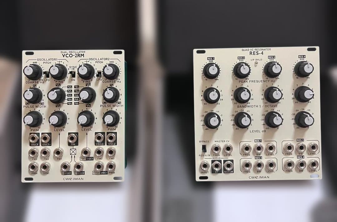 Analog Synthesizers Cwejman Vco-2Rm Res-4