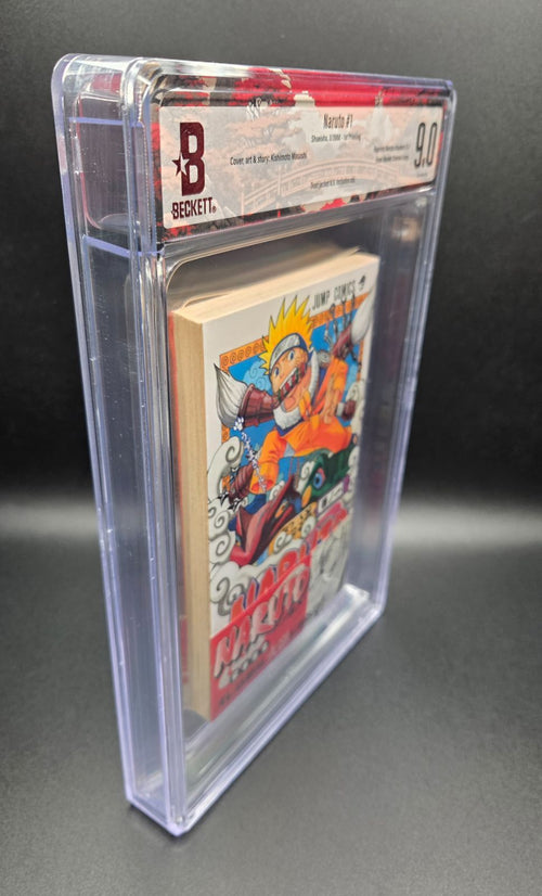Boy'S Manga Bgs 9.0 Naruto 1 Vol.1 1St Printing Beckett Graded Book 2000 Jump