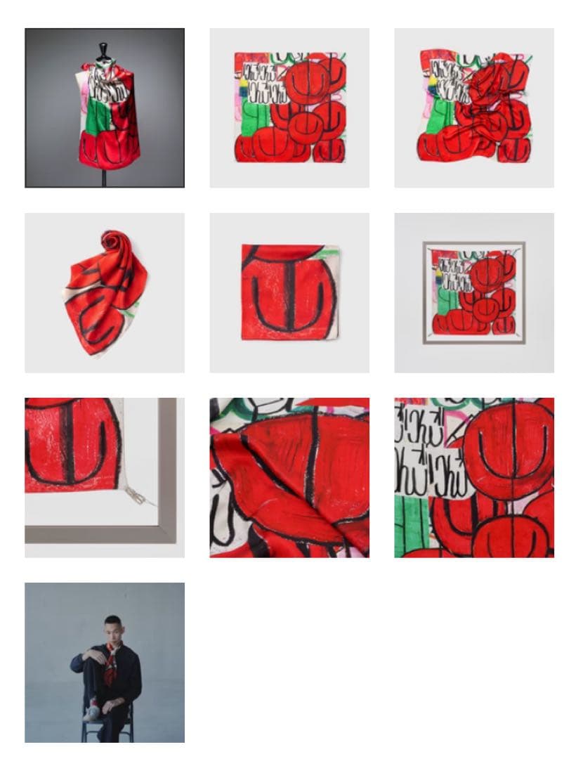Heralbony Stall Shawl Apples Paris Edition