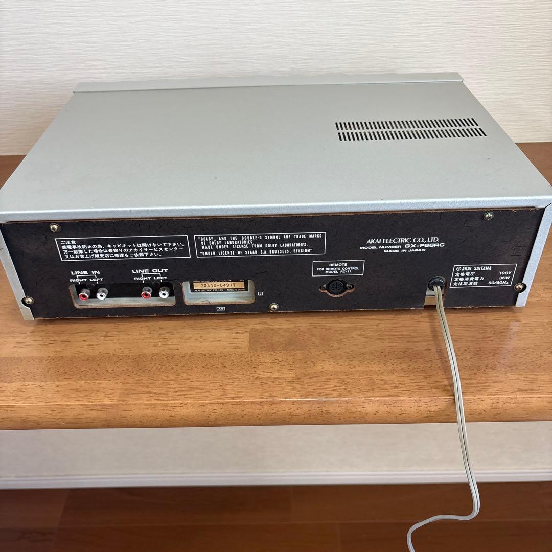 Akai Professional Cd Md Cassette Deck Gx-F66Rc