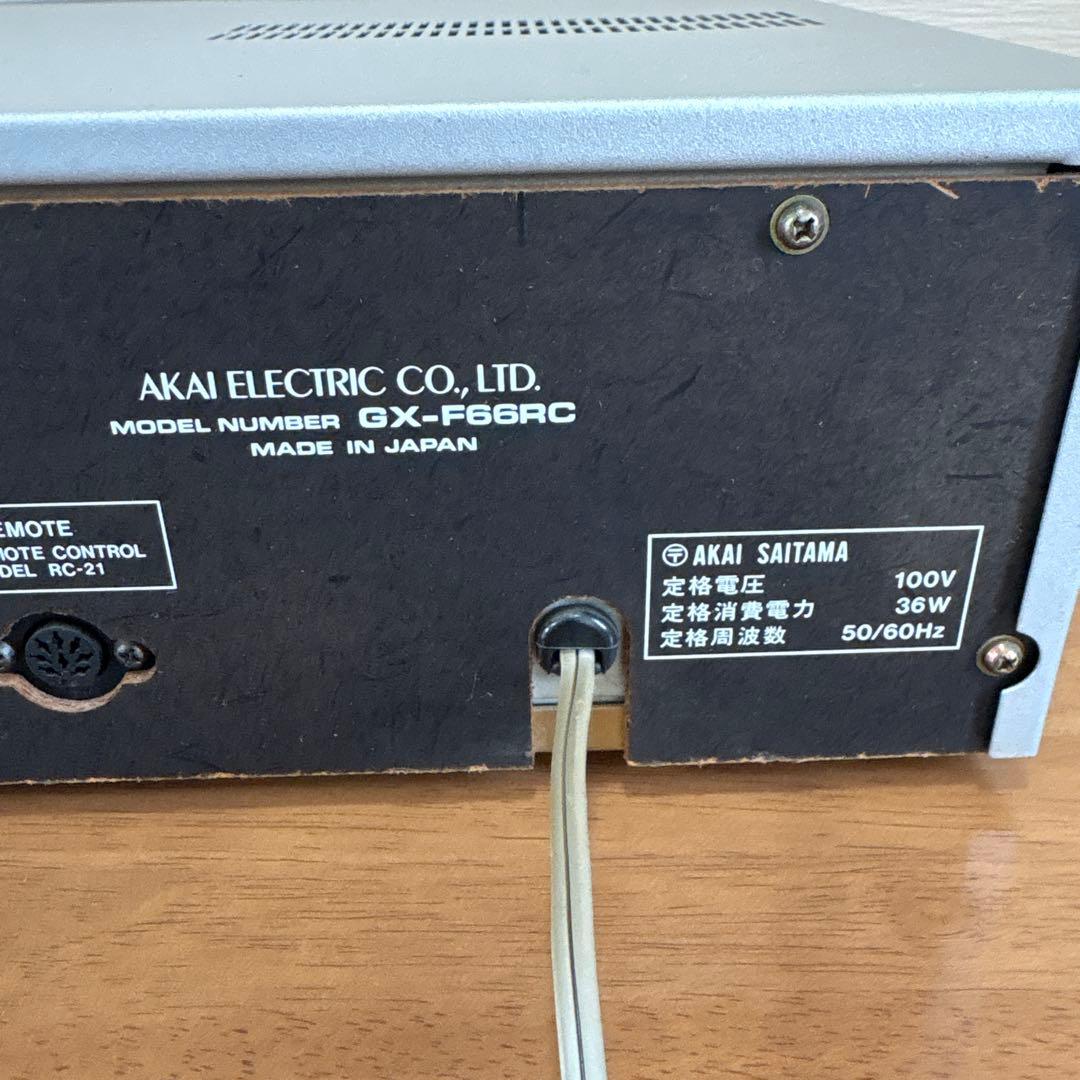 Akai Professional Cd Md Cassette Deck Gx-F66Rc