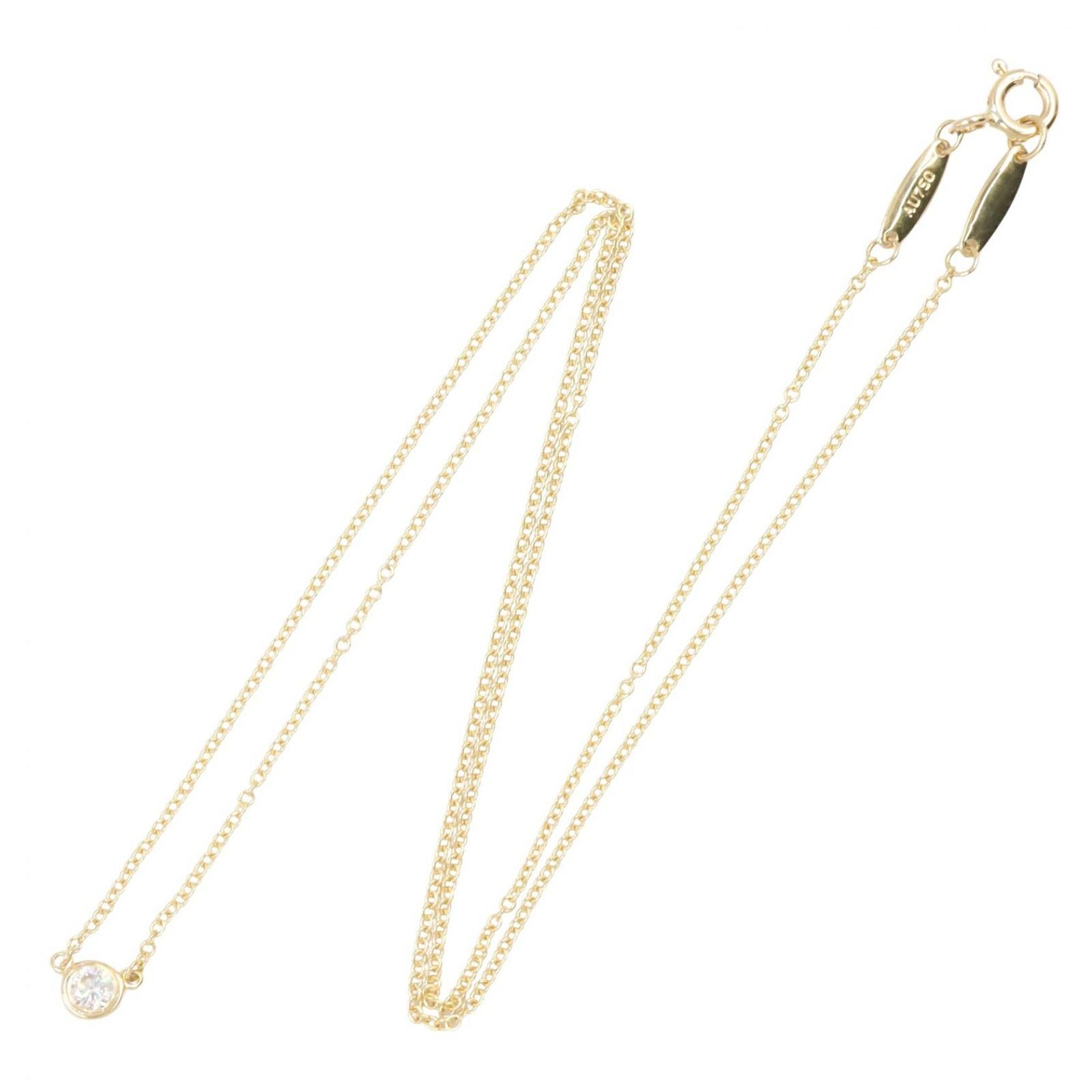 Tiffany Necklace Co 40.5 K18 Used A