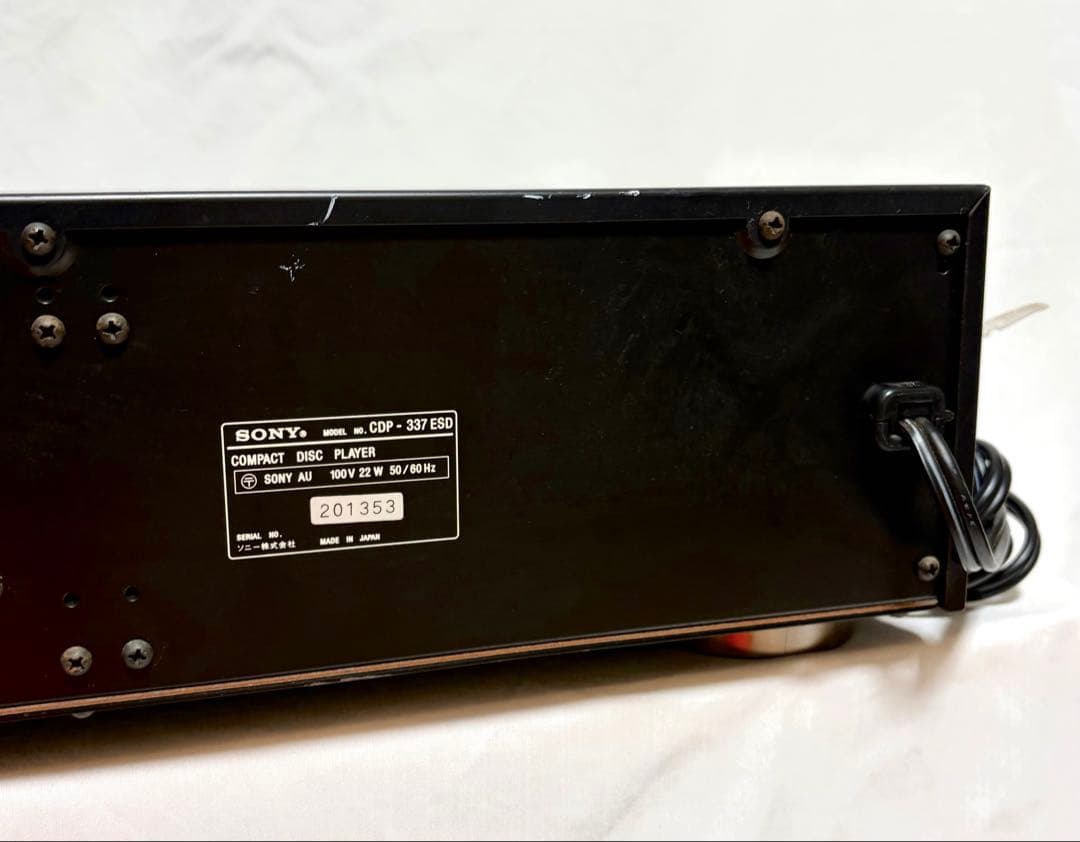 Sony Cd Sacd Players Cdp-337Esd