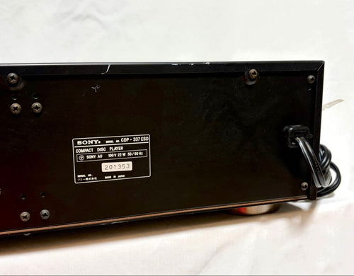 Sony Cd Sacd Players Cdp-337Esd