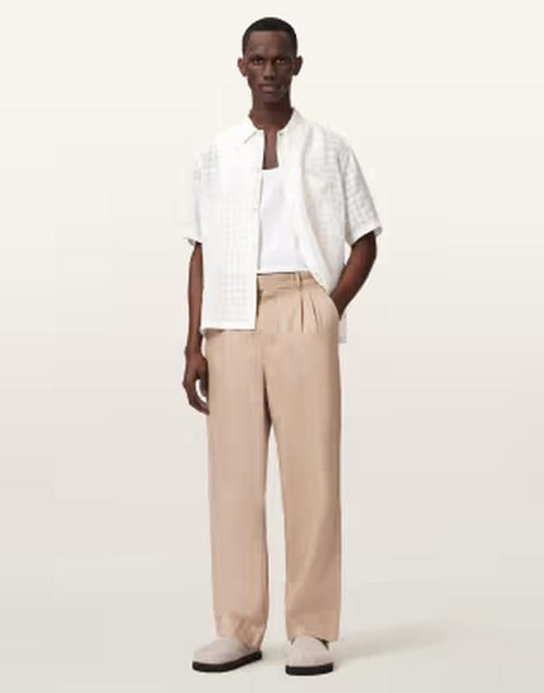 All Saints Others Allsaints Roland Tailored Pants Beige