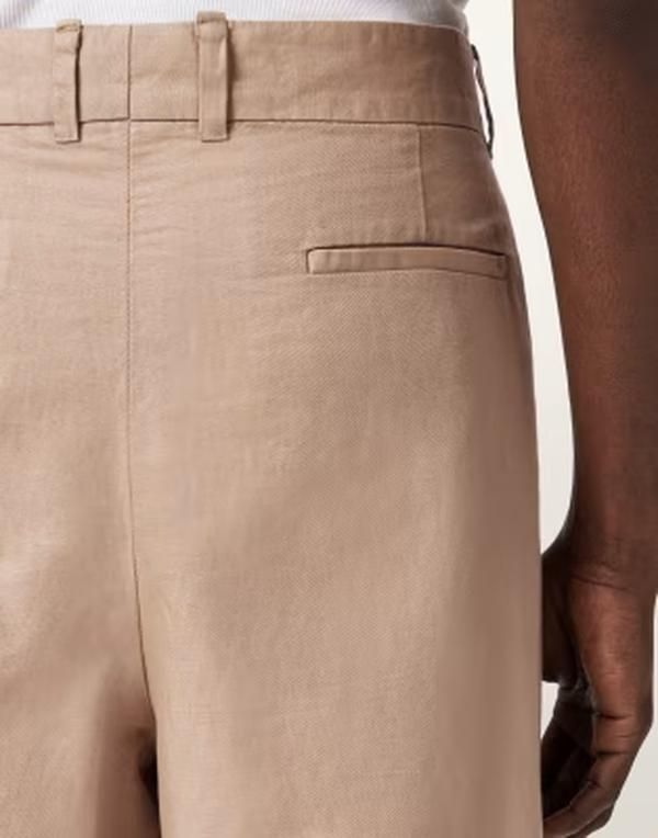 All Saints Others Allsaints Roland Tailored Pants Beige