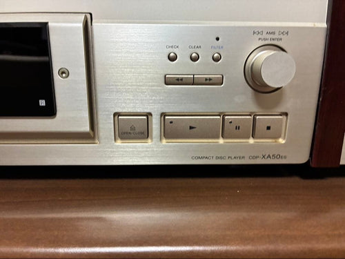 Cd, Md Cassette Decks Sony Cdp-Xa50Es