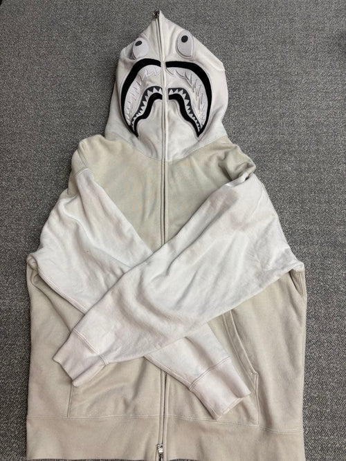A Bathing Ape Hoodies Shark Full Zip Hoodie M